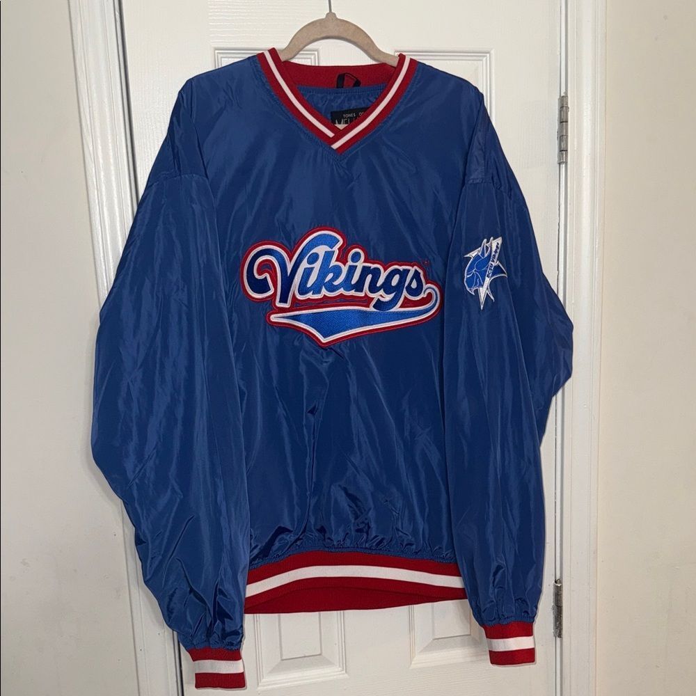 Blue Vikings Pullover Jacket